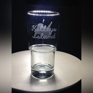 Handmade etched glass: Kelleys Island, Ohio (near Cleveland, Toledo, Detroit)
